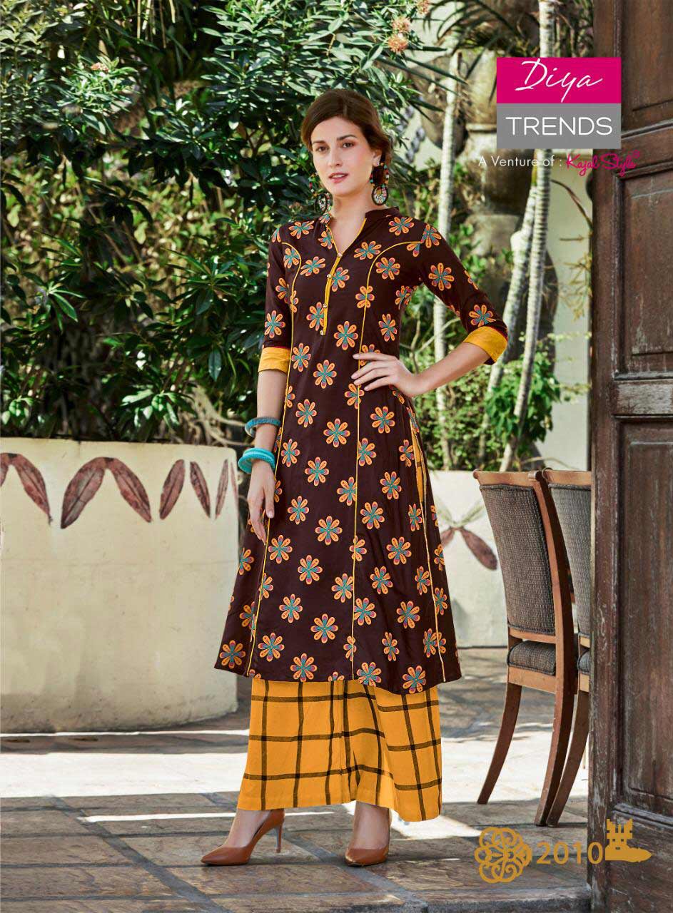 Purple City Vol-2 Diya Trends Pigment Print Kurti Supplier Purple City Vol-2 Diya Trends Pigment Print Kurti Supplier